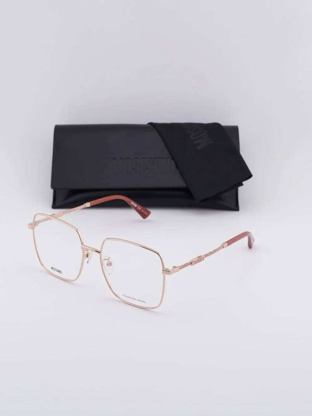 Moschino MOS615/G 0DDB 00 Butterfly Eyeglasses 56mm - Gold